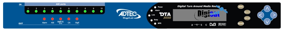 Adtec DTA-3050 Front Panel