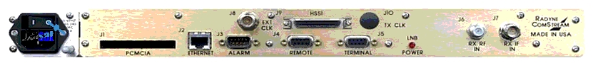Comtech DD240XR Rear Interface Layout