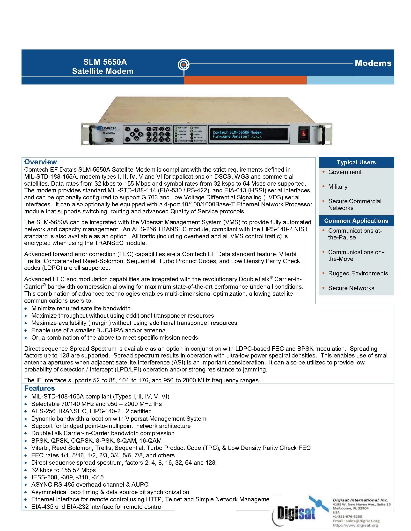 SLM-5650A specifications 1