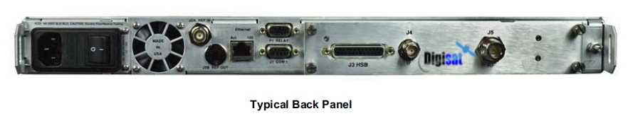 DT-4503 Connector Layout Rear Panel View