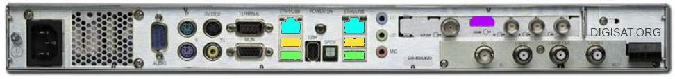 Datacasting Superflex Pro Video Receiver RF Input Interface
