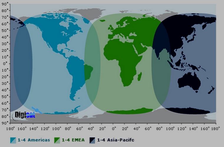 Inmarsat Fleetbroadband 150 service area map