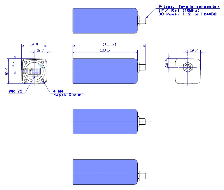 njrc njr2934E outline dimensions drawing 