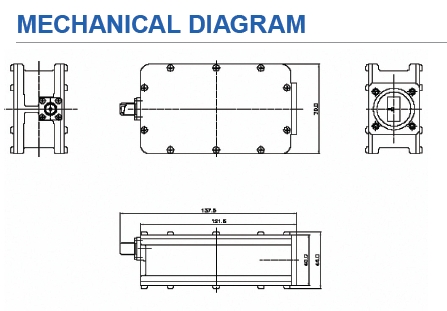 1008XUF Mechanical Outline Diagram