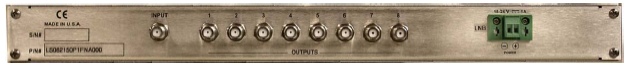 quintech ls8 2150p l-band splitter back view