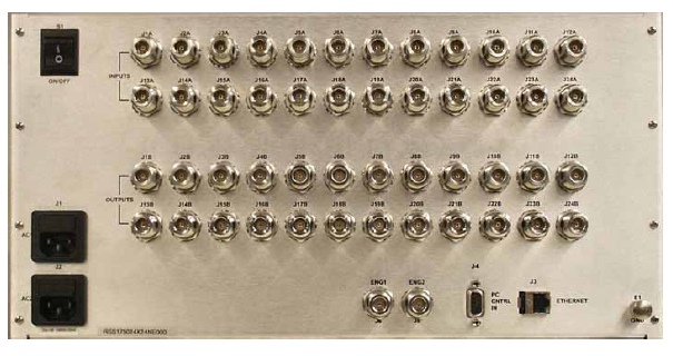 quintech rss 1750 rf switch back view