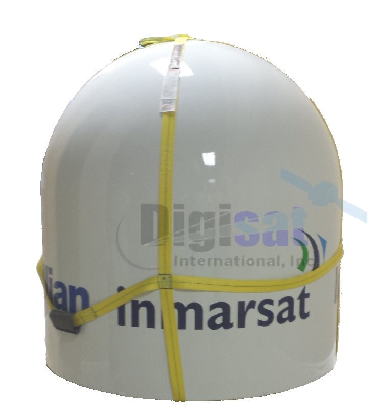 Intellian V100GX Maritime VSAT antenna side view picture