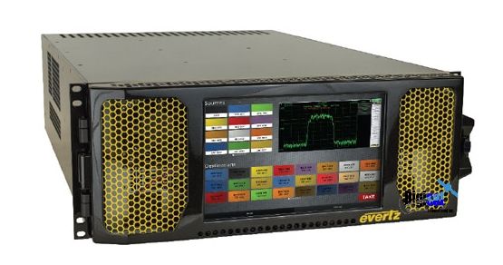 Evertz XRF4 64x128 Ultra High Density 4RU L-Band/Wideband RF Router