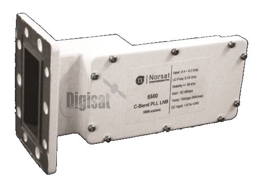 New Norsat 5100R C-Band PLL LNB 3.7-4.2 GHz ±100 kHz Stability F Type 75 Ohm 