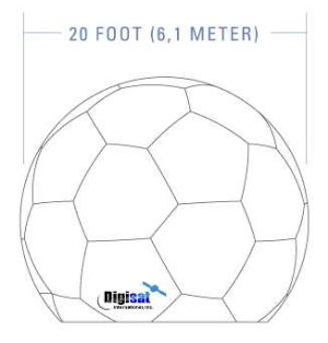 30' composite radome
