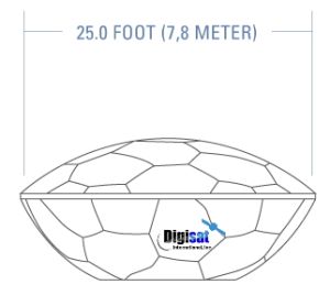 30' composite radome