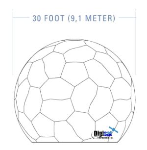 30' composite radome