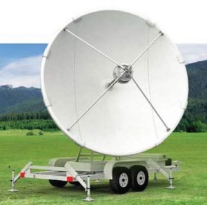 ASC Signal 3.7m Transportable Trailer Mounted Satellite Antenna System