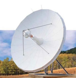 ASC Signal 9.3 Meter Dual Reflector Satellite Earth Station Antenna 