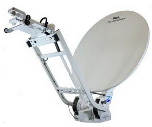 AVL 2010K Motorized Vehicular Mounted SNG VSAT Antenna
