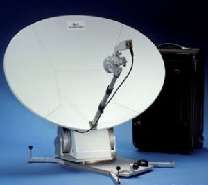 AVL Technologies 9066K .90m SNG Checkable Rolling Case antenna