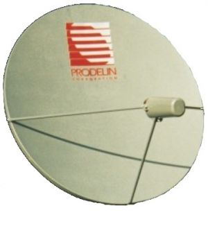 CPI SAT 1130 1.2m C & Ku-Band Receive Only VSAT Antenna 