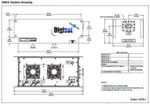 GD Satcom PCD PCM C-Band Compact Outdoor Antenna Mount SSPA