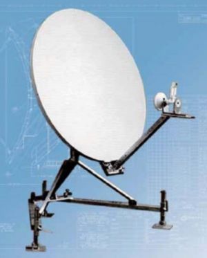 GD Satcom Technologies 1126 1.2M Flyaway Satellite Antenna