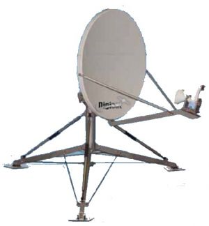 GD Satcom Technologies 1989 .98M Rapid Deploy Flyaway Antenna