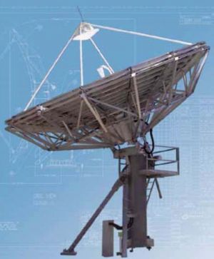 GD Satcom Technologies 8.1M Satellite Communications Antenna
