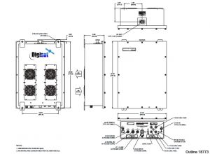 GD Satcom SPA-DPXB8350N X-Band SSPA