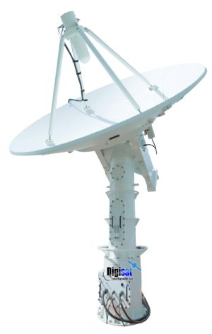 4.5 meter satellite tracking antenna