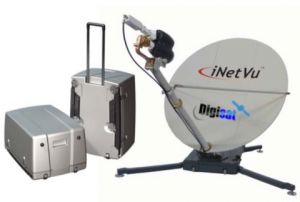 iNetVu ACFLY-1200 1.2 Meter Airline Checkable VSAT Flyaway Antenna System 
