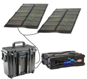 Portable Solar Power Pack System for Communications Systems