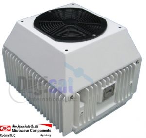 New Japan Radio NJRC NJT5123N 25W Ku-Band (14.0 to 14.5 GHz) Block Upconverter (BUC)
