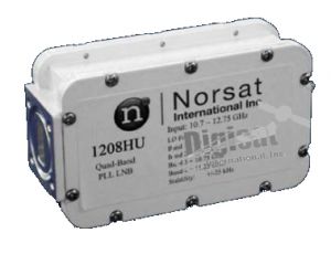 Norsat 1108HU Quad Ku-Band PLL LNB