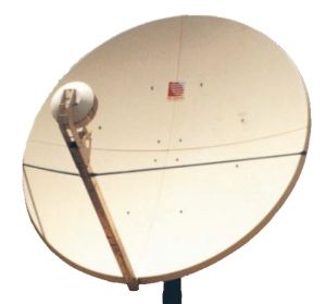 CPI SAT 1254 2.4M AsiaSat Approved Dual Optics Antenna