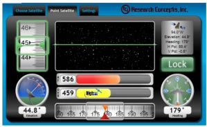 RCI RC300 Flyaway Antenna Pointing Helper