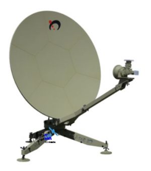 Sat-Lite Technologies 1.5m Agilis Carbon Fiber Flyaway Antenna 