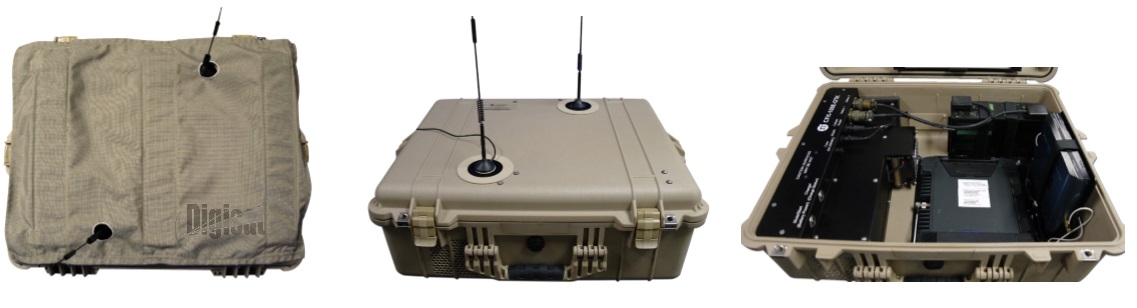 Norsat CFK-100E OTK BGAN Terminal Antenna Deployed