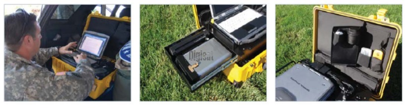 Norsat CFK-4200 Emergency Satcom Kit Deployed