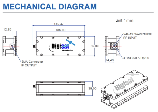 Q1000HN Mechanical Diagram