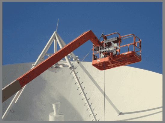 Earth Station Painting Maintenance