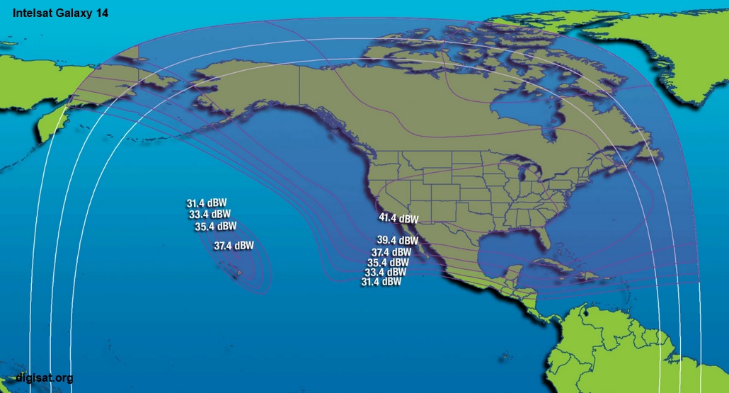 Satellite Chart North America