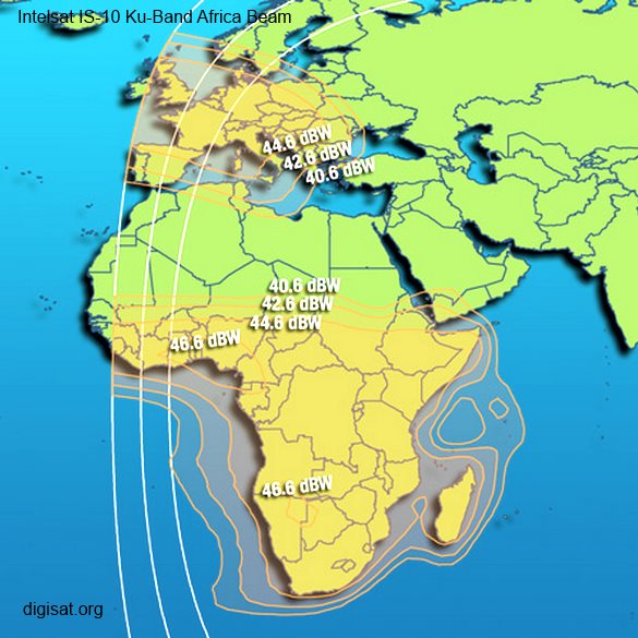 IS-10 Africa Ku-Band Beam